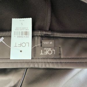 Petite Faux Leather Leggings